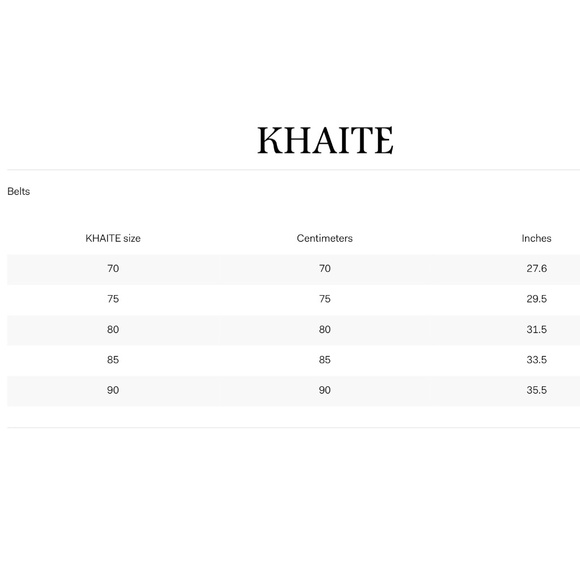 KHAITE Medium Axel Belt in Black Leather / Gold Size 80 main image 11